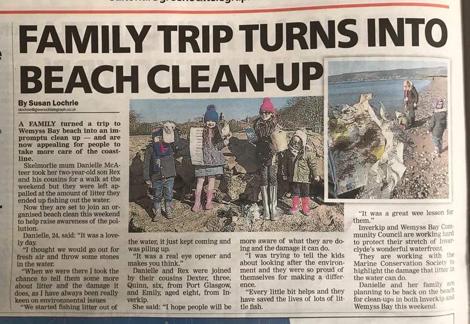 weekirstycox's tweet photo. @GibshillCC @KSBScotland @EcoSchoolsScot They made the telegraph 2day ♻😊 x https://t.co/W31vFRlRii