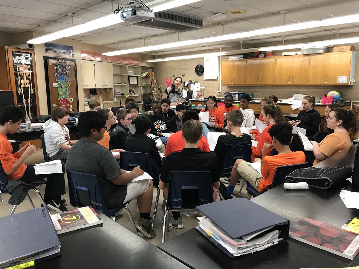 jmw1770's tweet photo. High level science Soc. Sem. with @hubbardtylerisd @mrs_o_yo discussing the effect of wolves on the ecosystem and biodiversity! #academicvocab #respectfuldiscussion #textevidence @tylerisdAVID @BozickKatherine https://t.co/cxEorIrZcX