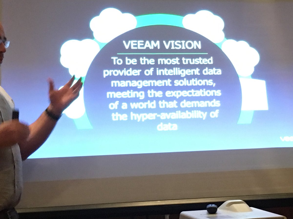 Veeam &amp; HPE predictive flash take hyper-availability of data to new heights for customers!!! #inspire18 #nimble #gamechanging