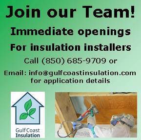 Insulation850's tweet photo. NOW HIRING! Gulf Coast Insulation is now hiring Insulation Installers. 

Interviews by appointment only. Please call 850.685.9709 or email info@gulfcoastinsulation.com for more information or to schedule an interview. https://t.co/7dyuXlg1a4