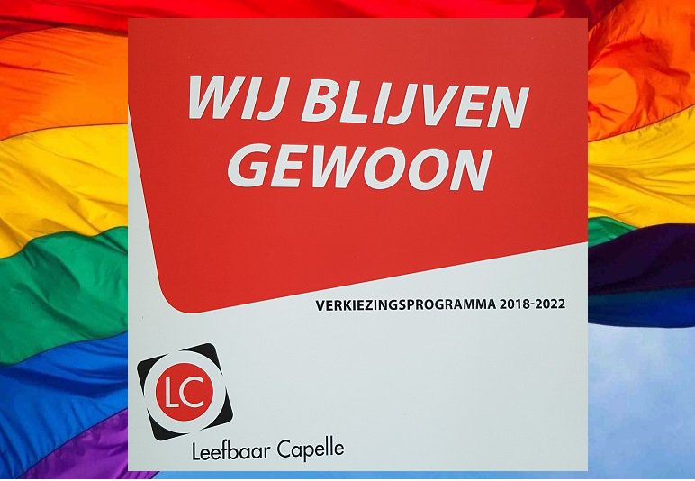 Capelle is voor alle Capellenaren, hierbij niemand uitgezonderd. Ondersteuning van de LHBTI blijft waar mogelijk van belang. <a href="/LeefbaarCapelle/">Leefbaar Capelle</a> heeft in de afgelopen jaren initiatieven hiertoe ondersteund en blijft dit ook doen. #GR2018 #CapelleKiest <a href="/COCNederland/">COC Nederland</a>