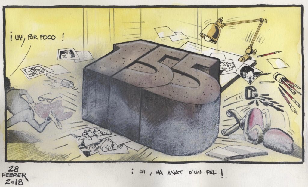 vmm7773's tweet photo. “El Periódico” ya debería tener aprendida la lección ... si censuran la última viñeta de Miquel Ferreres criticando su despido ... haremos que la vea todo el mundo. https://t.co/zScbdI6mWp