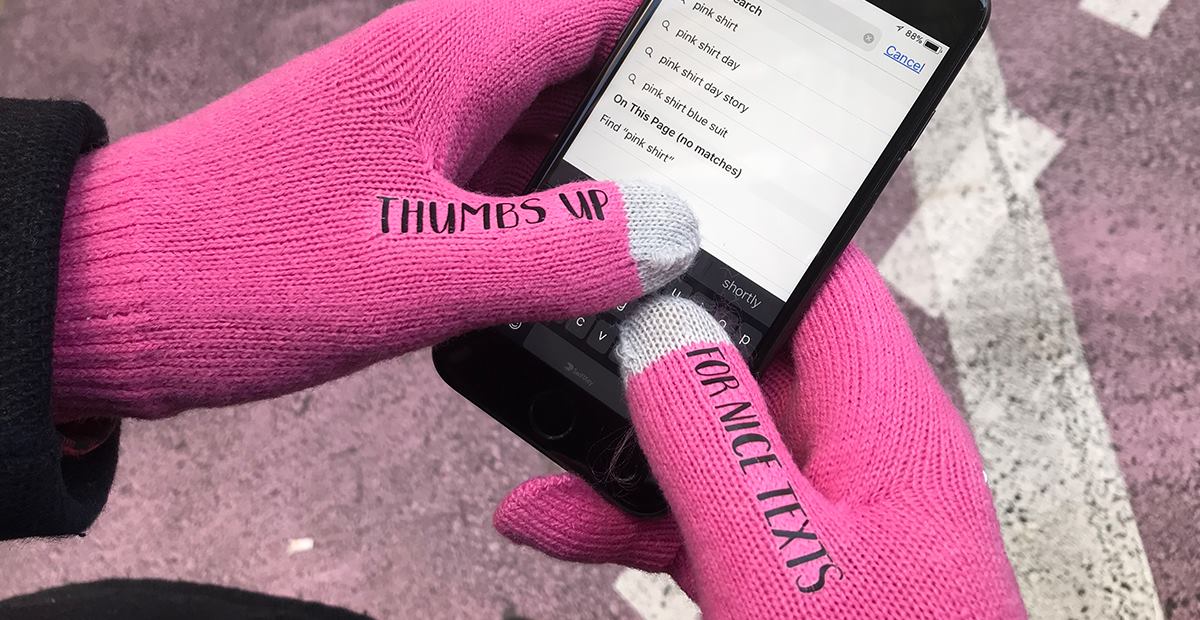 CovenantHouseBC's tweet photo. Today is #PinkShirtDay2018 This year, Pink Shirt Day is encouraging others to combat cyberbullying by thinking twice before posting something negative, and instead using the internet to spread kindness - because we know that Nice Needs No Filter! https://t.co/RQHlr31MT0