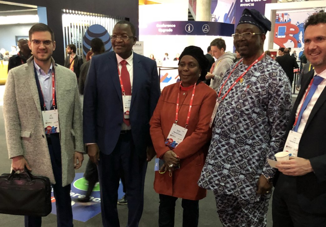 telcoin's tweet photo. Just met NCC Chairman, NCC CEO, and Nigerian Senator. They are very interested in a POC and are finalizing agreement with CBN to allow mobile money licenses for the telcos this year.
#MWC18
#Telcoin
#FinancialInclusion https://t.co/3IlnvDfzd4