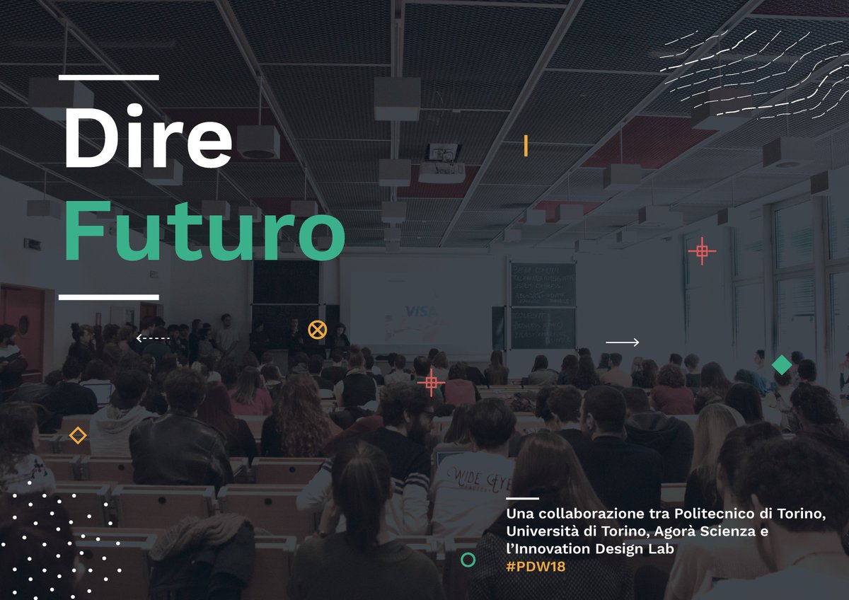 Anche noi quest'anno siamo coinvolti nei Polito Design Workshop con DIRE FUTURO per scoprire nuovi modi e strumenti per #comunicare la #ricerca e il #cambiamento #StayTuned #designvalue #PDW18 <a href="/AgoraScienza/">Agorà Scienza</a> areeweb.polito.it/didattica/desi…