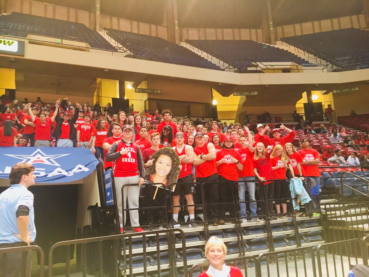 HazelGreenHigh's tweet photo. The BEST student section! #TrojanNation https://t.co/oosFt1PIdO