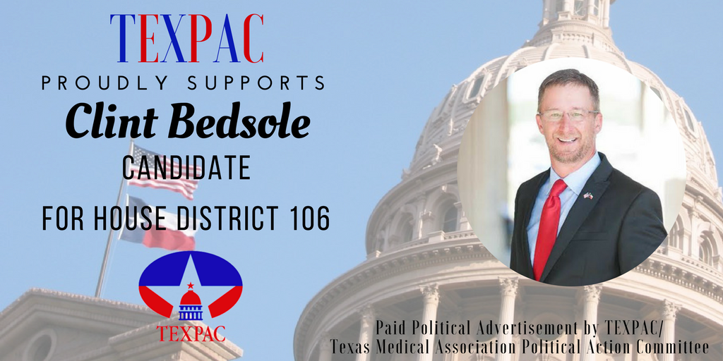 texmed's tweet photo. RT @texmedpac: Thank you @tymackmorg for supporting Texas physicians! #texmedpac #primaryelection #getoutthevote https://t.co/x1TBnljHEz
