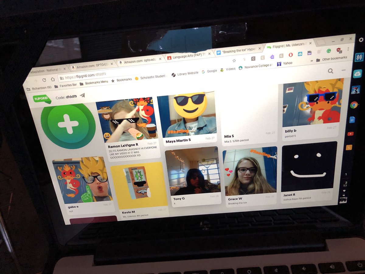 MikoWagstaff's tweet photo. ❤️ this HyperBoard Ms. Udenze is using in her classroom for high engagement and with differentiation versions assigned via Google Classroom. #DLPCoaching #BroncoGameStrong #WestTechUp @eboni_adaora22 https://t.co/L8LAfl6gW8