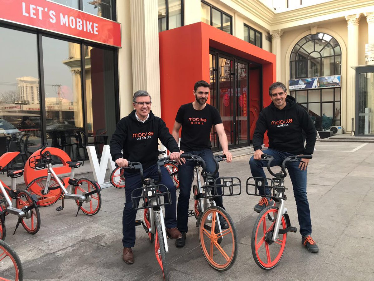 MuniLaReina's tweet photo. LA REINA Y LAS CONDES PRESENTAN INNOVADOR SISTEMA DE ARRIENDO DE BICICLETAS 🚵‍♂️🚵‍♀️

El domingo realizaremos el lanzamiento de @Mobike, moderno sistema chino de bicicletas que mejorará la calidad de vida de los vecinos de ambas comunas.

¡Detalles! https://t.co/tUGZ8TglB3 https://t.co/b2CSwFYddd