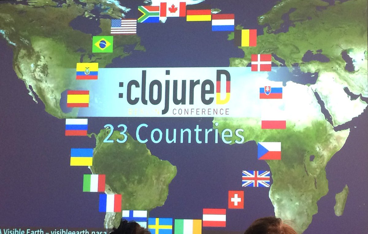 SmartRockstars's tweet image. 24.02.2018, Berlin -- During this weekend our team has confirmed that hesitance is futile. Learn Clojure now to be a Rockstar tomorrow! Happy to be part of friendly clojurian event #ClojureD. Thank you guys! 😍 #Clojure #SmartRockstars #clojuredconf