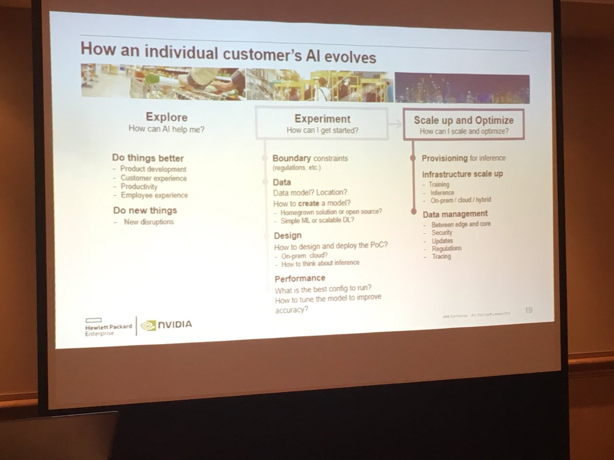 Nearly every customer has an AI project.  Are we telling them how nvidia &amp; HPE can help?  Search out the data scientists to let them know.  #inspire18  #NVIDIA  #HPEApollo