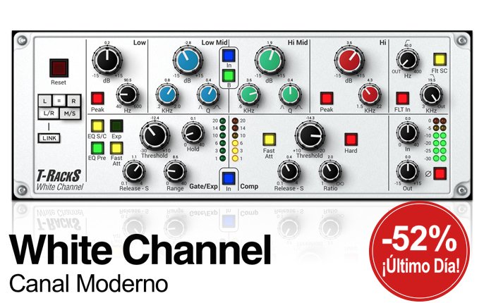 IKMultimediaES's tweet photo. Aprovecha el Último Día de la #promoción de #TRackS White Channel ➡️   https://t.co/cDkrK5JYR6 - #ecualizador #compresor #compuerta #expansor #descuento https://t.co/qKZwQPeXY4