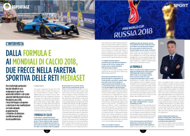 Intervista a Matteo Cardani General Manager Marketing Publitalia 
#Mediaset #publitalia #FormulaE #FIFAWorldCup