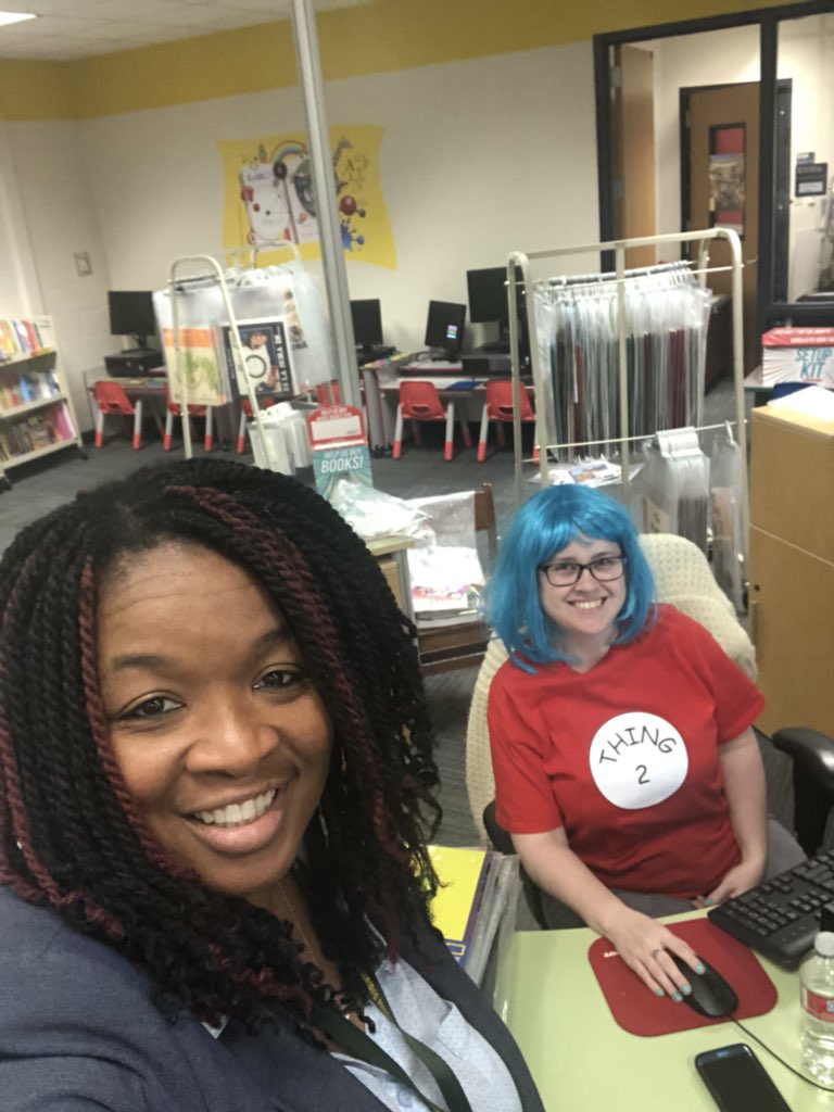 drGabrielle1920's tweet photo. Dr. Seuss Week is alive and well at the Early Childhood Center.  Check out their Wacky Wednesday participants.  #prekrocks #atddeca https://t.co/NuQx3N0ULw