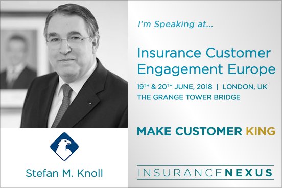 ReutersEventsIn's tweet photo. Delighted to welcome Stefan M. Knoll, CEO & Founder, @DFV_AG as a speaker at Insurance Customer Engagement Europe (June 19-20)! Find more info here: https://t.co/jf8SYGL72n #makecustomerking https://t.co/ALnslzrso5
