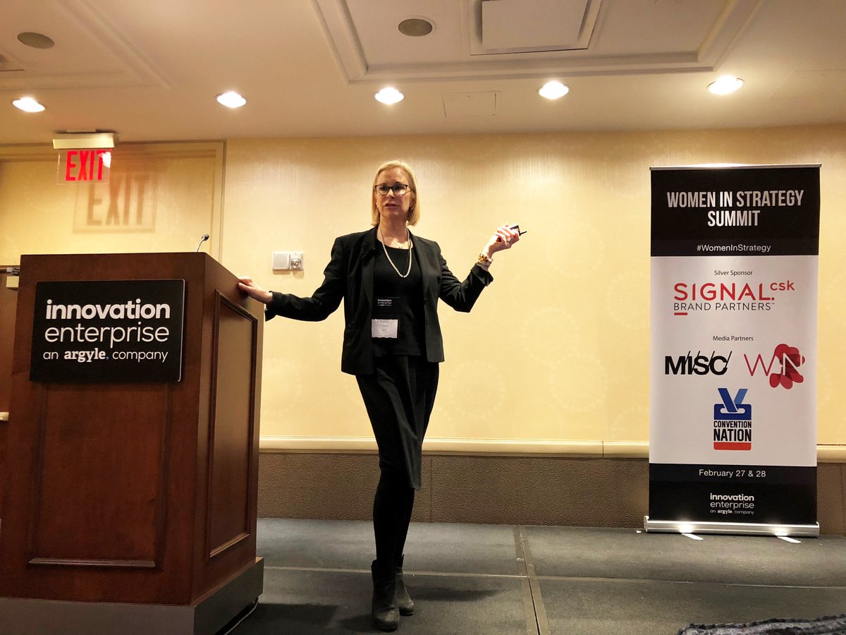 BASFCorporation's tweet photo. Robin Rotenberg, Chief Communications Officer for @BASF North America, presents the keynote address at #WomenInStrategy and encourages fellow female business leaders to put their expertise to work and ensure their voice is heard “at the table.” https://t.co/sf0T0MUV5p