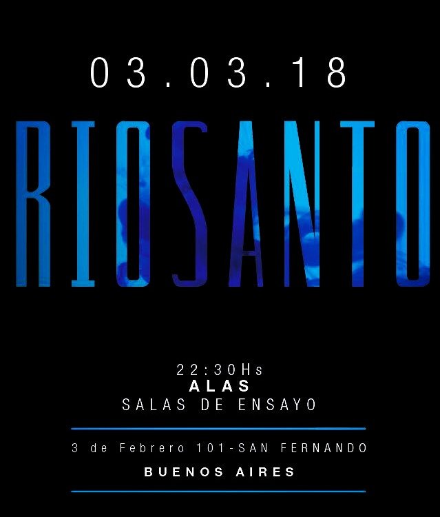 RioSantoOficial's tweet photo. #RioSanto #indierock #Rockalternativo #sabadoalanoche https://t.co/bNt4I2pw9m