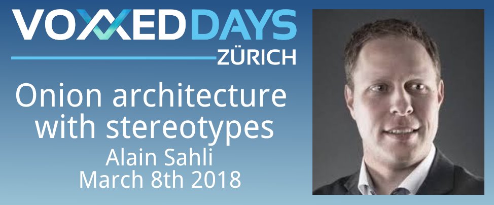 VoxxedZurich's tweet photo. What is an #onion architecture, and how can it offer a powerful way to build clean and maintainable architecture?
Join @sahlialain at #VDZ18 to learn in 15 minutes why this kind of architecture is important, and how it can help you on your next project!

https://t.co/zYoOMtZBej https://t.co/uZJMQqMeT0