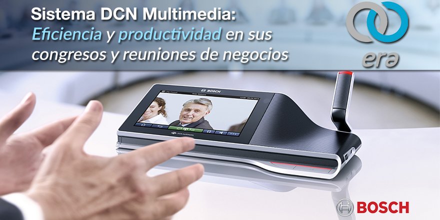 EraTelecom's tweet photo. En #ERAtelecom hacemos de sus conferencias todo un éxito. Incremente su #eficiencia y #productividad con el sistema #DCNMultimedia de @BoschMexico, tecnología avanzada de gestión de conferencias digitales. #CuentaConERA https://t.co/wmgPiZSHQE https://t.co/ZL2QElYZP5