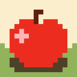 Twitter 上的 Alpent No 1 Title りんご Original Size 16 16 ドット絵 T Co Wvm0knvaa6 Twitter