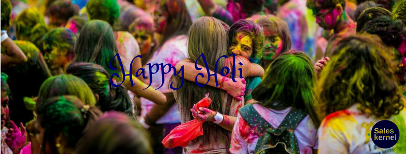 saleskernel's tweet photo. Let the colors of Holi spread the message of peace and happiness. #saleskernel #HappyHoli #BeHappy https://t.co/UaW3Jm6NBf