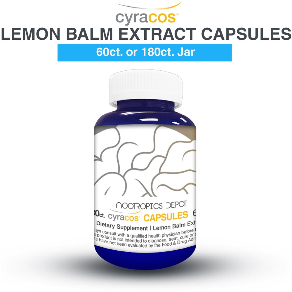 NootropicsDepot's tweet photo. New product alert: #Cyracos Lemon Balm Extract capsules in your choice of a 60ct. or 180ct. jar. More info here: https://t.co/ITouAKtpGK #lemonbalmextract #nootropics #nootropicsdepot https://t.co/3Ivfo5UPXX
