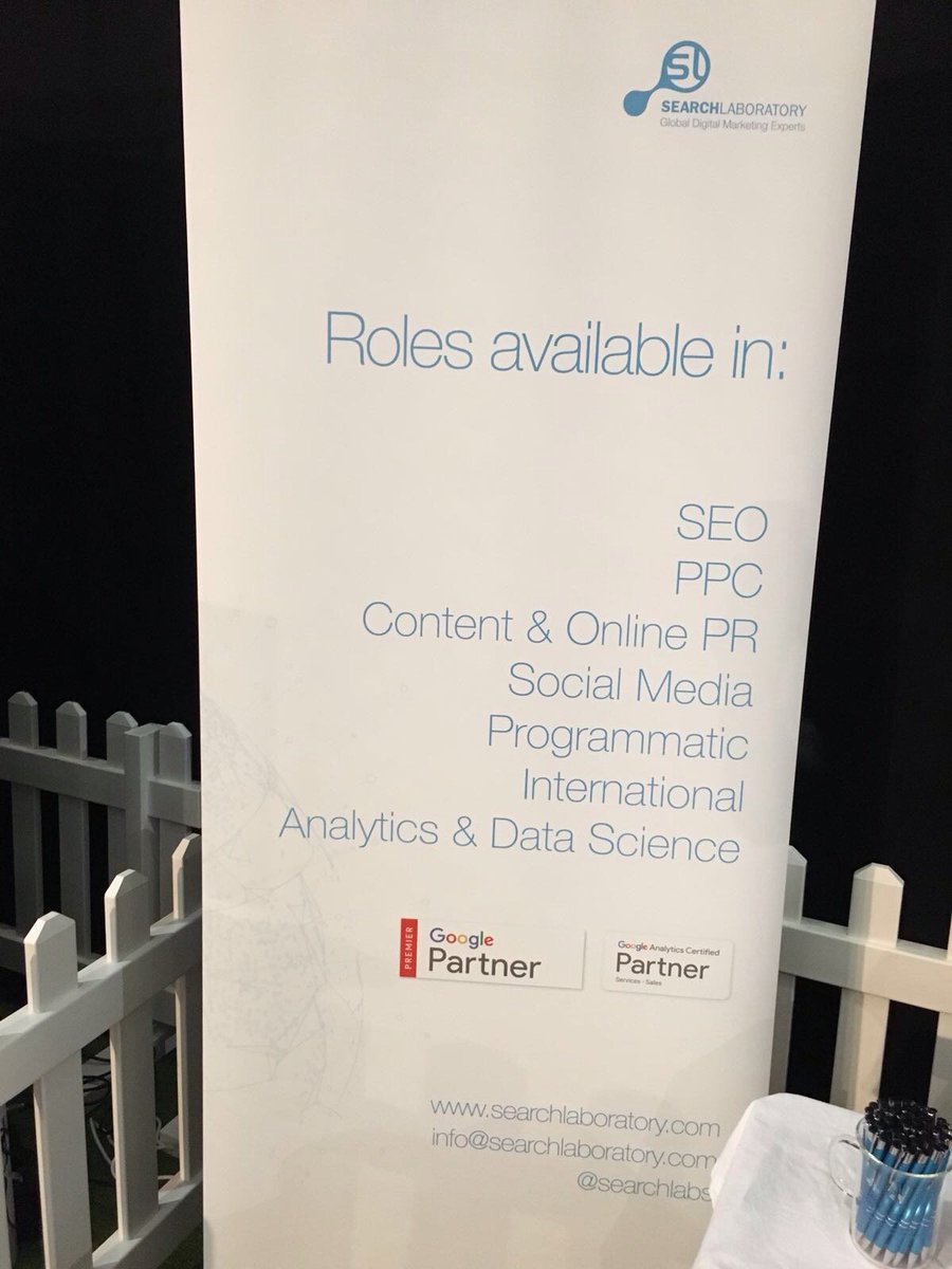 Do you love all things analytical and in particular Google Analytics? Well, we are looking for a Analytics consultant to join our award winning team! Come and have a chat to find out more! #LDSJobFair