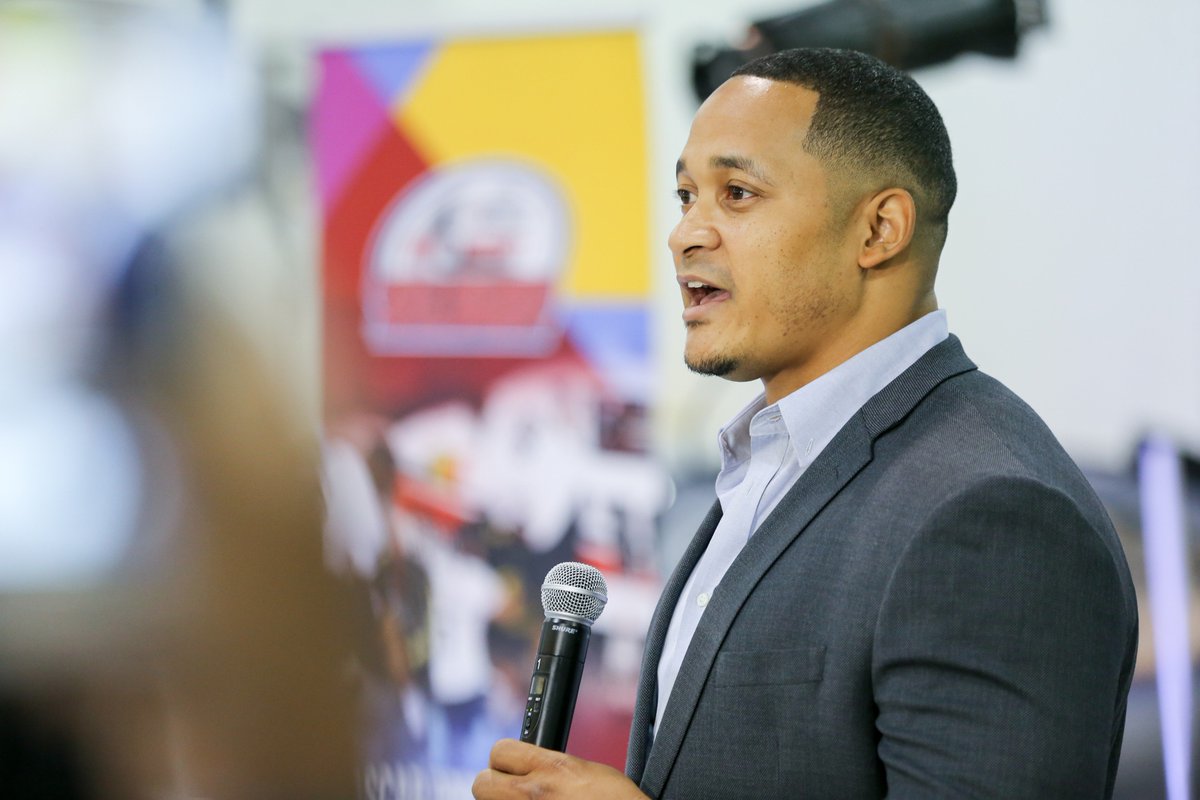 NASCARDiversity's tweet photo. #NASCAR pit crew member @DionRocko “I really love the sport and you can really see that in the way that I talk about it. That’s ultimately what led me to what I’m doing now in terms of broadcasting." 

Listen to Crew Call on @MRNRadio today at 12 p.m. ET. https://t.co/fGz9PYEYld https://t.co/XEsjJXgPkh