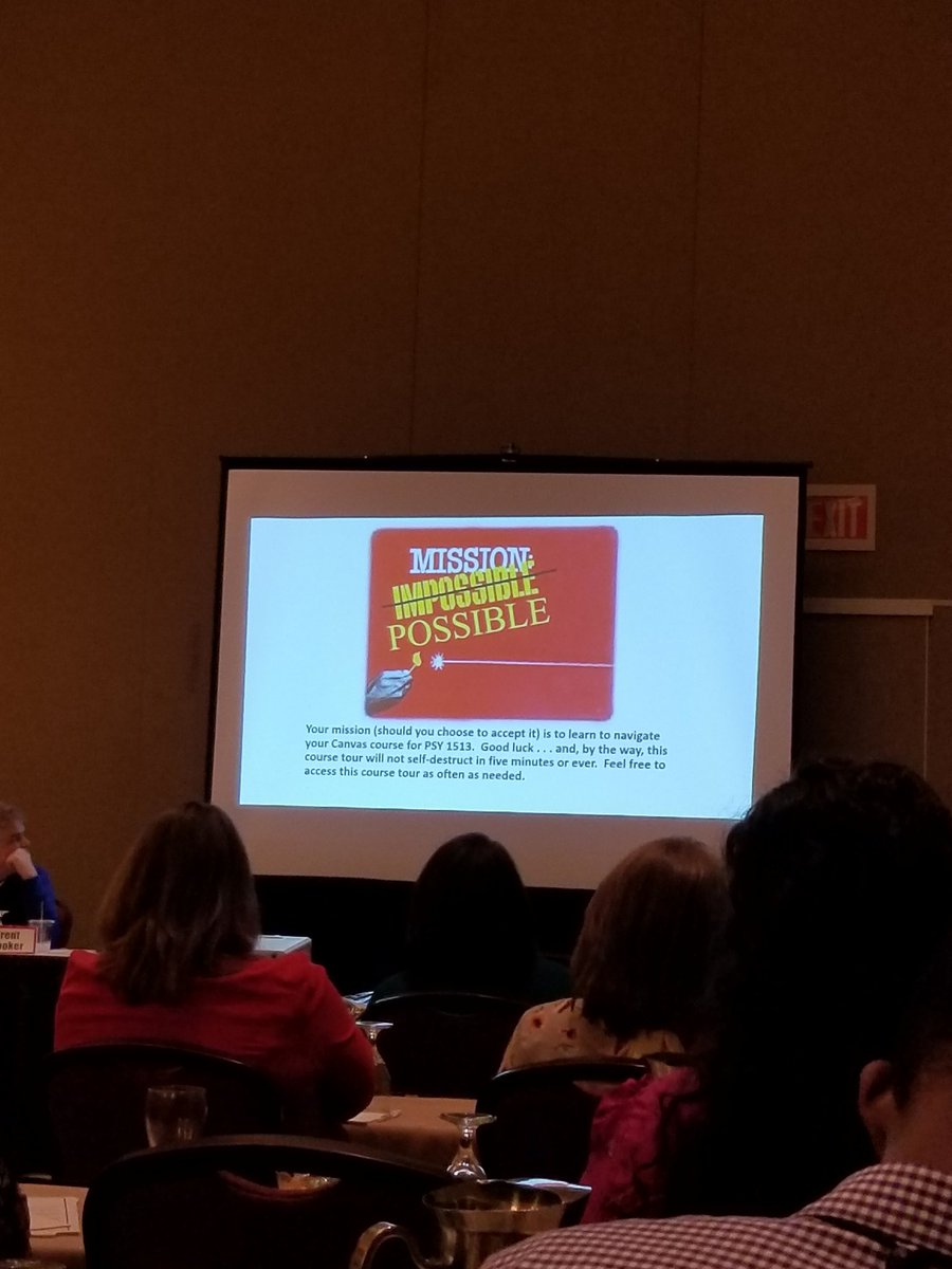CFTTC's tweet photo. Hello, Secret Agents! Audio messages guiding your students thru the course with quick checks to ensure they know how to navigate the course site. Oh my! #msvcc #cfttc https://t.co/BQKwq7orJH