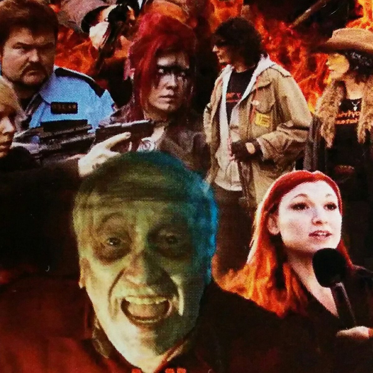 Rockin out with the My Uncle John is a Zombie sound track on CD!