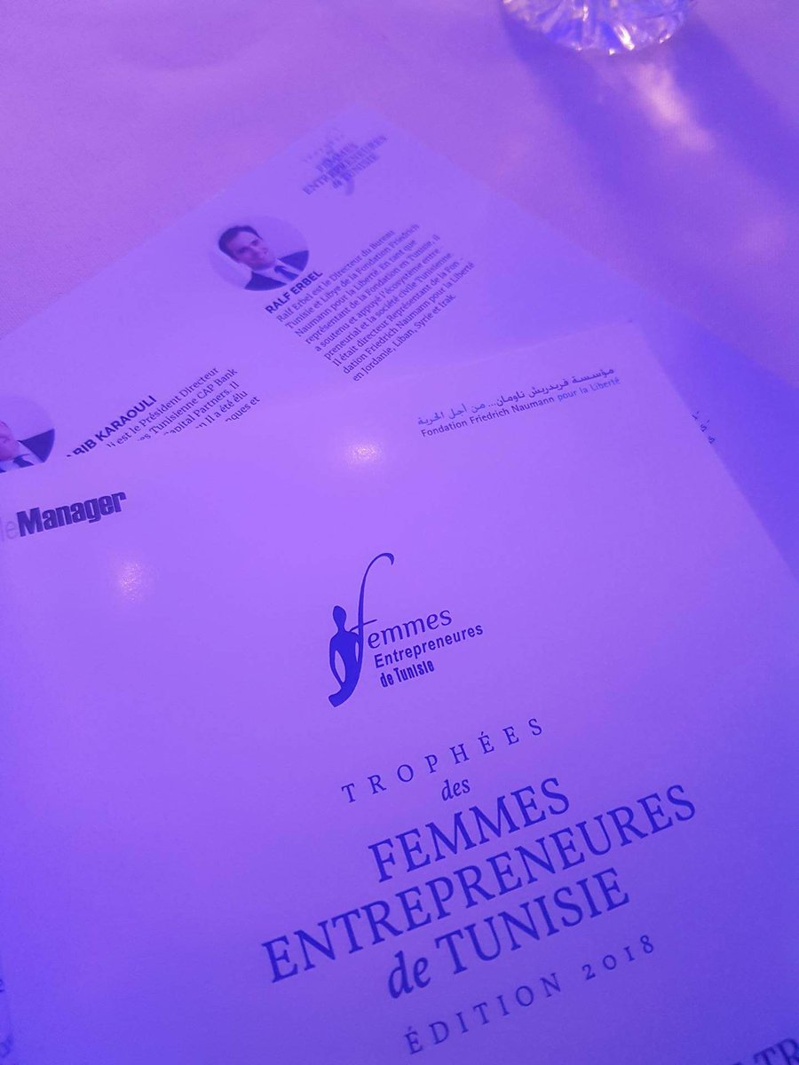 FNFTunisia's tweet photo. #StayTuned...
 Women entrepreneurs Awards Tunisia 2018 edition.
#entrepreneuriat #womenleaders
#awards #femme #fnf_team https://t.co/Pqi6cPYoRG