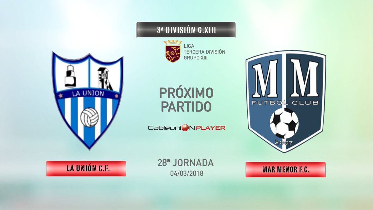 cableunionplay's tweet photo. El próximo domingo 04/03 cubriremos el encuentro @launioncf Vs @marmenorfc de @treceraG13 
📱Muy pronto en @cableunionplay https://t.co/alKETvssPc