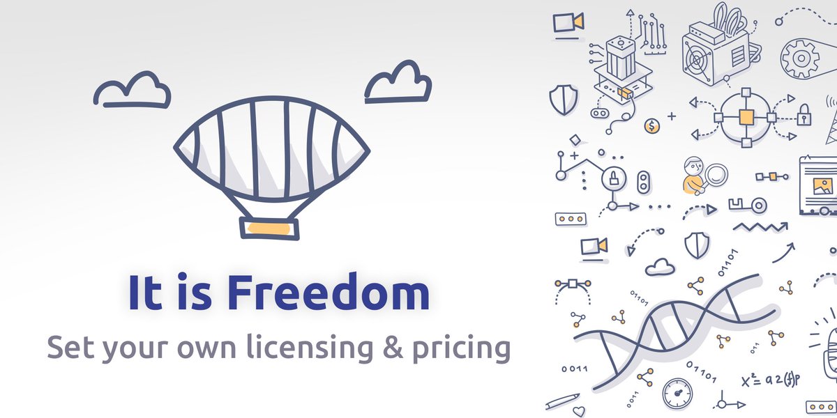 When was the last time you really felt #FREE? 🎈Now, you can set your own licensing &amp; pricing that follows your creation throughout its lifetime! Learn more on bit.ly/2HflVhw #ico #BlockLicense #ico #cryptocurrency #audio #video #music #document #digitaldesign