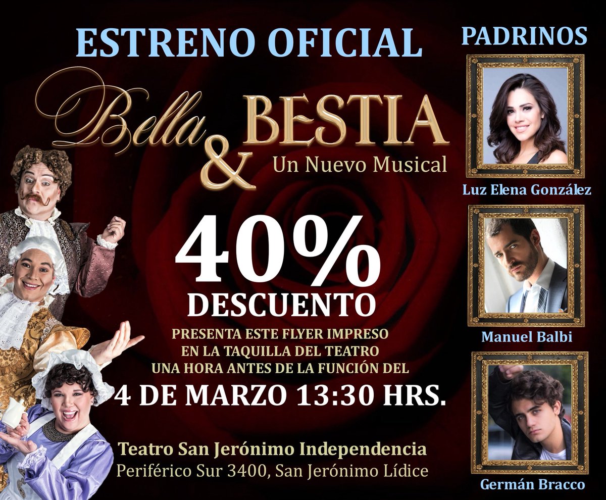 rapunzel_2021's tweet photo. ¿ Nos acompañas este domingo ? @TSanJeronimo @VamosAlTeatroDF https://t.co/Czs4PKsbZT