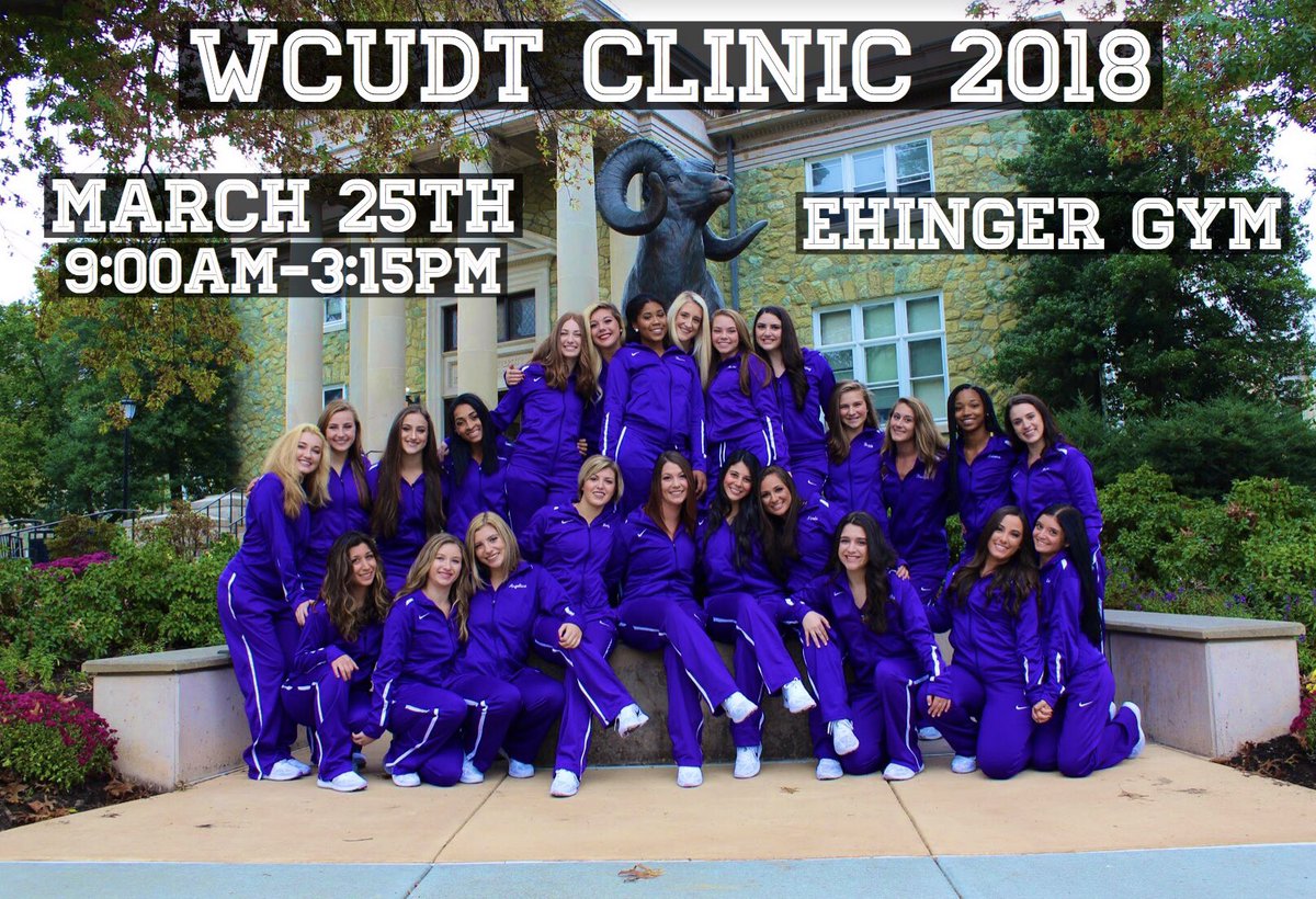WCUDanceTeam's tweet photo. ‼️Calling all HS dancers and current WCU students‼️ Come join us for a fun day of dancing on March 25th @ our annual Spring College-Prep clinic: $25 per dancer...Detailed itinerary &amp; instructions to follow! Please keep an eye out on all of our pages for more info!😊 https://t.co/ggADxyrjT0