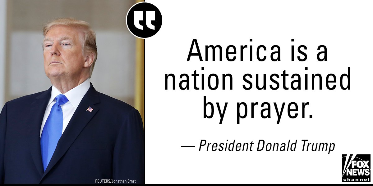 Moments ago, <a href="/POTUS/">President Donald J. Trump</a> delivered remarks in honor of the late Rev. Billy Graham. fxn.ws/2ozzn7o