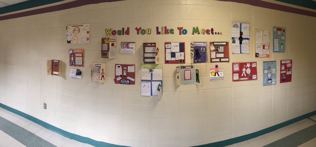soproudofmy9's tweet photo. Third grade biography projects for African-American History. @SCECHarrison https://t.co/pig1f9rMIv
