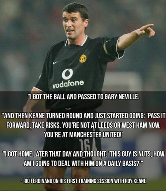 Bet365 V Twitter You Re Not At Leeds Or West Ham Now You Re At Manchester United Roy Keane To Rio Ferdinand On His First Training Session T Co I5yemtqfko Twitter