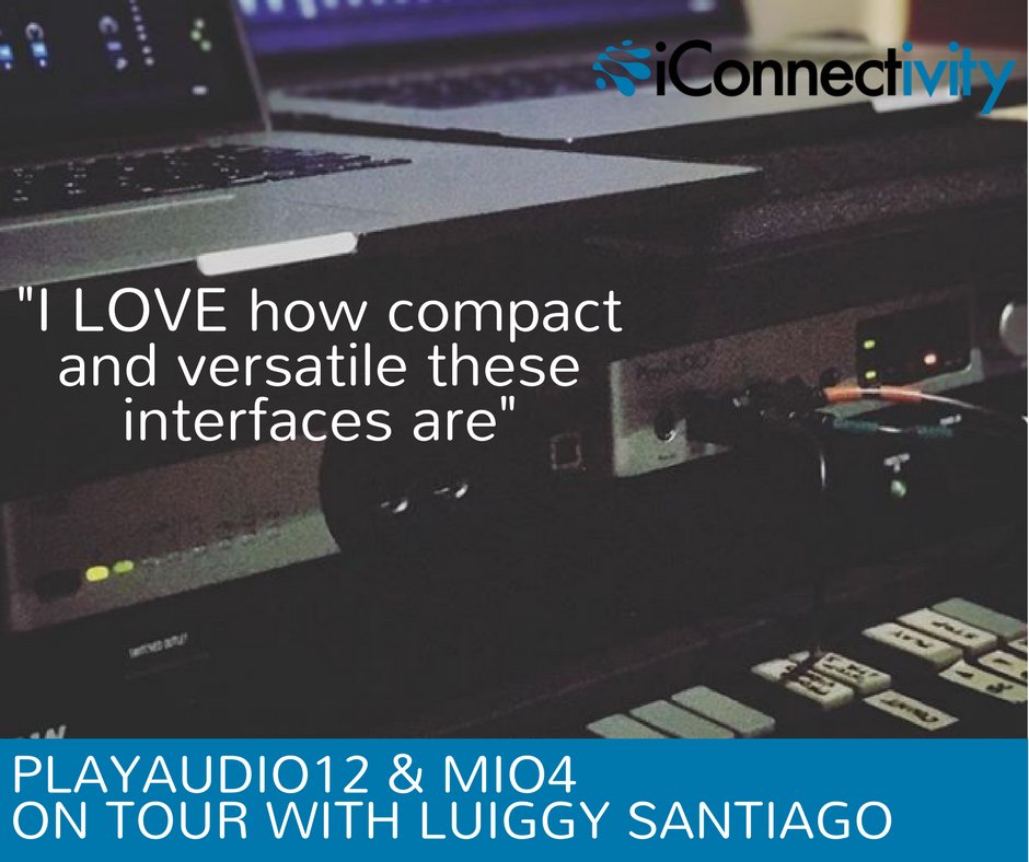 The pro's choose iConnectivity: <a href="/LuiggySantiago/">Luiggy Santiago</a> is a Grammy-nominated professional keyboard player and arranger.
He's just one of many making the jump to iConnectivity for his audio and MIDI interfaces &amp; is currently using the PlayAUDIO12 and mio4. #PerfectPlayback #ProblemSolver