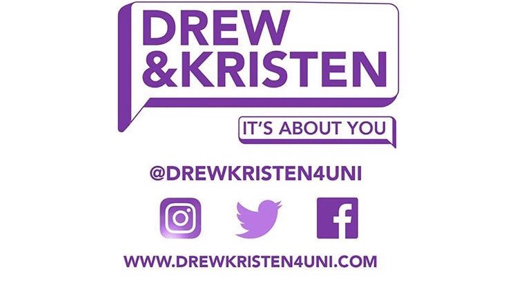 There’s only 3 hours left to vote for @DrewKristen4UNI! Make sure you log on to MyUNIverse and vote under the “Life @ UNI” tab! #ItsAboutYou