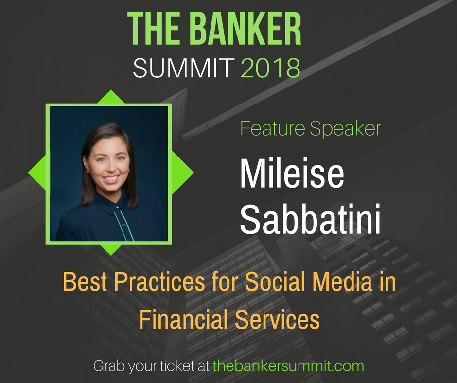 thebankersummit's tweet photo. So excited to talk to Mileise from @NETCreditUnion about best practices in Social media for Financial services tomorrow at 9am CST. Reserve your seat here: https://t.co/4ISanL4u3S https://t.co/HPfMyDThhJ