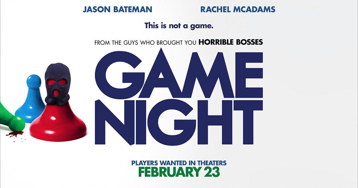 Game night gets kicked up a notch! Follow us &amp; RT for the chance to win passes to see #GAMENIGHT, in theatres now! bit.ly/2E6SrDV #SaintJohn