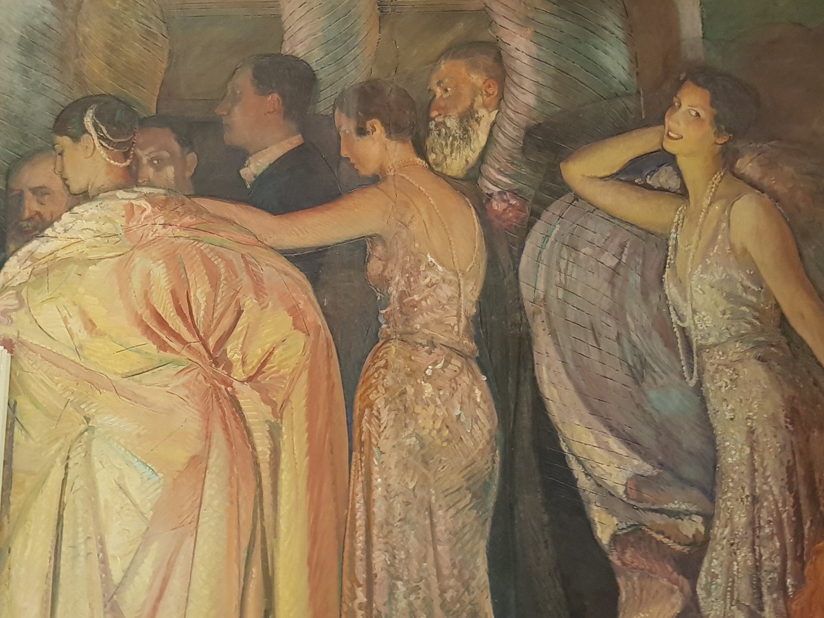 Gli affreschi di #GuidoCadorin all'Hôtel Ambasciatori di via Veneto a #Roma (oggi #GrandHotelPalace): una festa notturna degli #AnniVenti, fra il liberty e le suggestioni di #PaoloVeronese, #GustavKlimt, Mariano #Fortuny. Il mio articolo: wp.me/p8qGgo-Ox