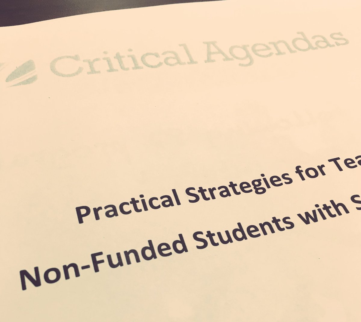 JoPrestia's tweet photo. All set to go #ca_specialneeds @criticalagendas https://t.co/bYCgxZkGZa