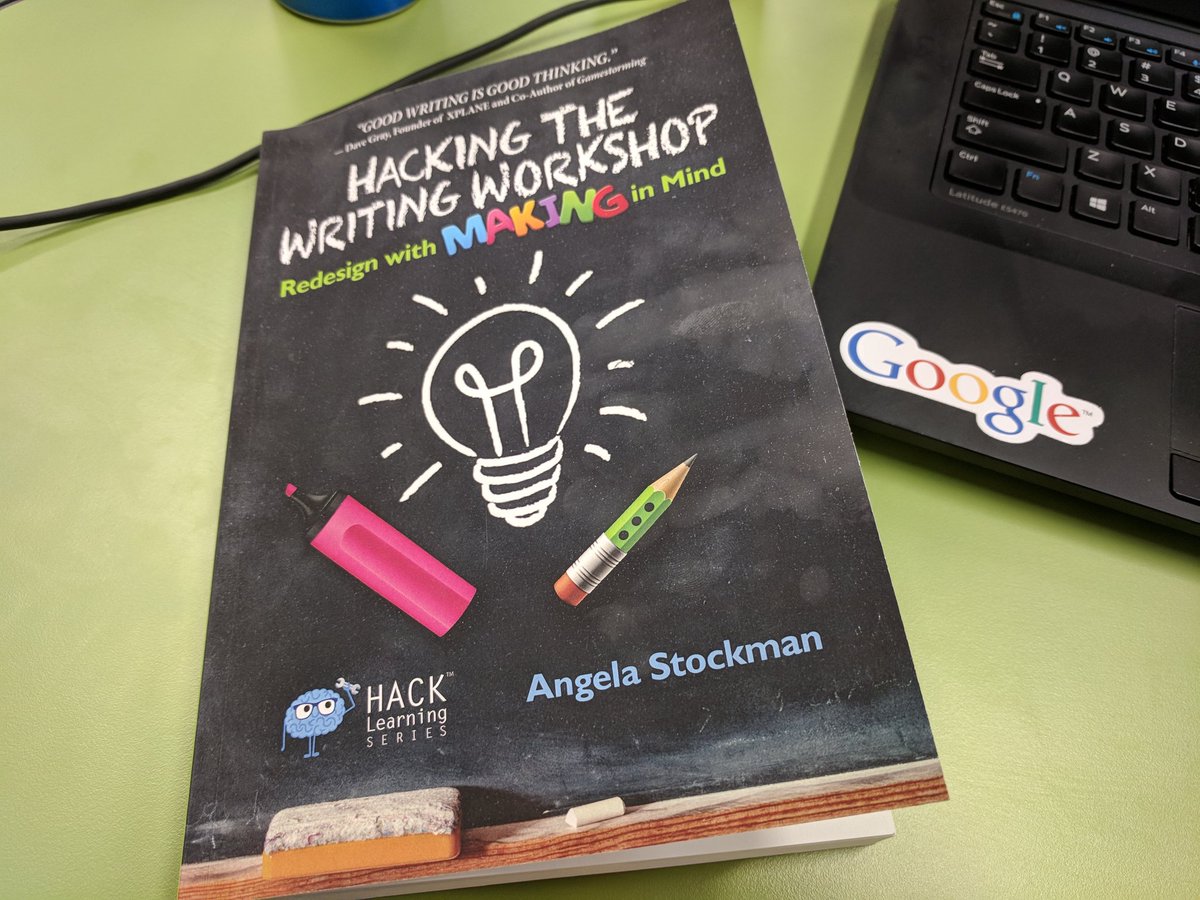 m_drez's tweet photo. Got a sneak peek at this #HackLearing gem today at #TIFNorth. Looks awesome, @AngelaStockman. Need to pick up a copy for some spring break reading. https://t.co/sFqC131p3c