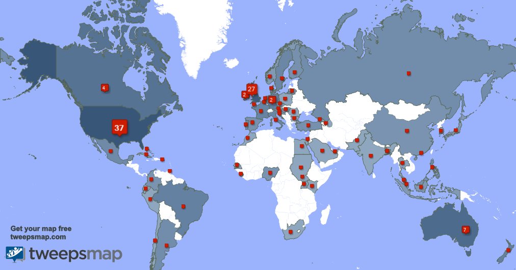 talkingfools's tweet photo. My followers live in USA (37%), UK.(26%)... Get your map: https://t.co/suc8oEbWp8 https://t.co/ZW5yV3YTUc