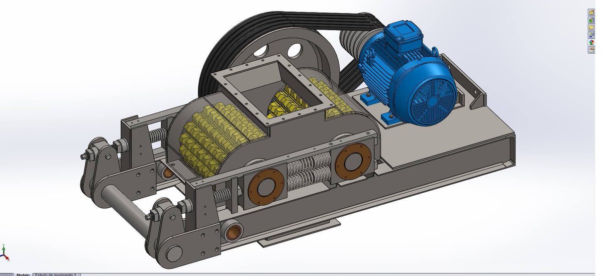Machinery design (3D assembly drawing)