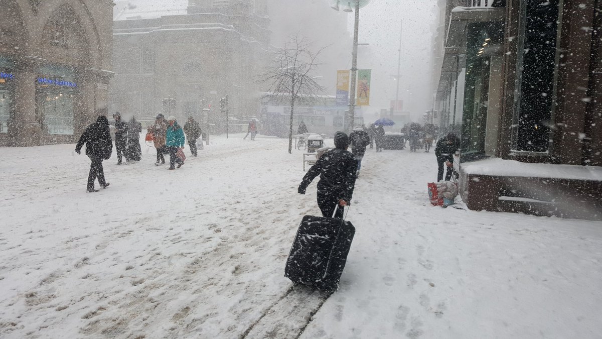 ForScotland17's tweet photo. #Glasgow #BeastFromTheEast https://t.co/8w0od6Ruer