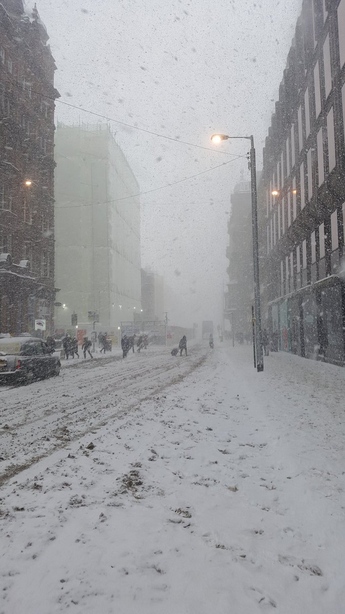 ForScotland17's tweet photo. #Glasgow #BeastFromTheEast https://t.co/8w0od6Ruer