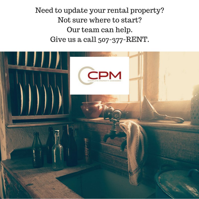 CPMmanagers's tweet image. Does your investment property need updating? Our #teamCPM knows the ins and outs of what needs to happen with your property. Give us a call, 507-377-RENT. &quot;We manage, so you don&apos;t have to.&quot;